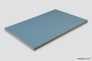 Płyta wiórowa laminowana, K518 SU, Surf Blue, Gr. 18 mm, 2800x2070, KRONOSPAN
