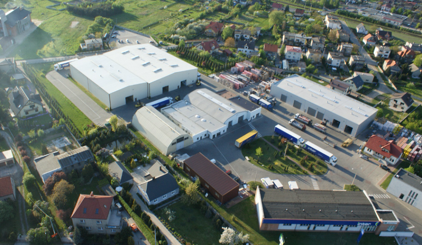 Oddział w Ostrowie Wielkopolskim z lotu ptaka