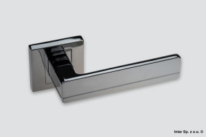 Klamka Platon, KPL 700, Rozeta kwadratowa, Chrom, INFINITY LINE