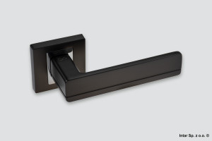 Klamka Platon, KPL 200, Rozeta kwadratowa, Tytan, INFINITY LINE