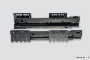 Prowadnica MERIVOBOX, 450.3001B, 40 kg, NL-300 mm, Prawy+Lewy, Pełny wysuw, BLUM