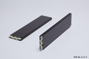 Boxcap do TANDEMBOX INTIVO, Z37L440S.D, L-450 mm, Wys. D, Brunatnoczarny, BLUM