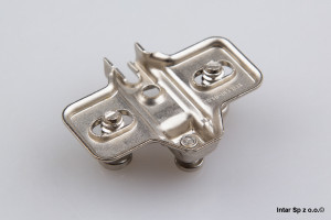 Prowadnik krzyżakowy MODUL, 195H9100, H-0 mm, Euro wkręt, BLUM