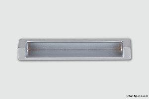 Uchwyt meblowy wpuszczany, DN50-0128-G6, S=128 mm, Aluminiowy, DC POLSKA