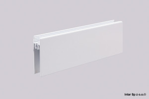 Listwa pozioma dolna, 04062, L-1700 mm, Decor, Biały mat, SEVROLL