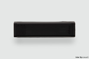 Adapter TIP-ON, 956.1201, Prosty, Krótki, Brunatnoczarny, BLUM