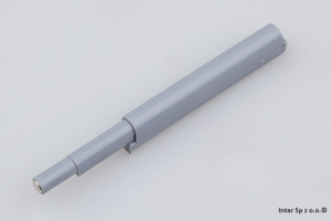 Odbojnik PUSH, HA ADF04-B, Z końcówką magnetyczną, Szary, AMIX