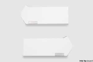 Zestaw zaślepek do AVENTOS HF, 20F8020, Jedwabiście biały, BLUM