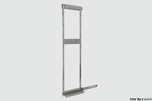 Stelaż wąski do CARGO MAXI PRESTIGE SUPREME, W-5900-1700L.P22, H-1700 mm, LEWY, Wąski, Lakier, Srebrny, NOMET