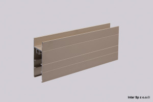 Listwa pozioma dolna, 00155, L-3000 mm, Decor, Jasny brąz, SEVROLL