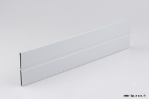 Listwa poprzeczna ANTARO ORGA-LINE, Z40L1077A, L-1077 mm, H-110.4 mm, Do przycięcia, Szary, BLUM