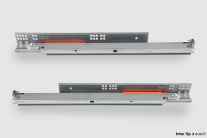 Prowadnica TANDEM, 566H6000B01, L-600 mm, 50 kg, Pełen wysuw, Blumotion, BLUM