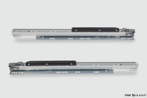 Prowadnica LEGRABOX, 753.6501B R+L, L-650 mm, 70 kg, Pełny wysuw, Blumotion, BLUM
