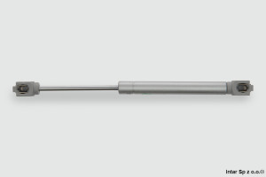 Podnośnik gazowy 100N, SFD007-100N, L=244 mm, Nikiel, AMIX