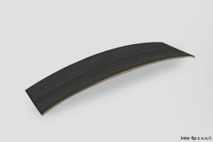 Obrzeże laminowane do blatu, K016 SU Carbon Marine Wood, Szer. 42mm, Dł. 411cm, Z klejem, KRONOSPAN