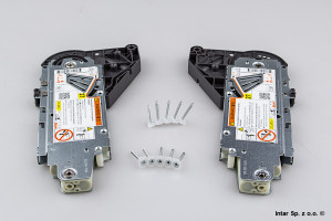 Zestaw siłowników AVENTOS HL, 20L2100.05, Waga frontu 1,25-4,25 kg, Wys. korpusu 300-399 mm, BLUM