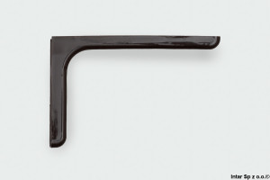 Wspornik budowlany, L-120 mm, ( 2szt/kpl), Wenge, DC POLSKA