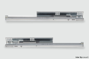 Prowadnica TANDEM, 550H5500B, L-550 mm, 30 kg, Częściowy wysuw, Blumotion, BLUM
