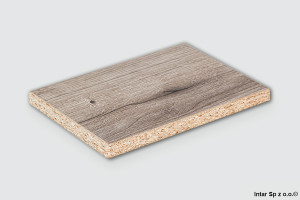 Płyta wiórowa laminowana, K366 PW, Dąb Evoke Kamienny, Gr. 18 mm, 2800x2070 mm, KRONOSPAN