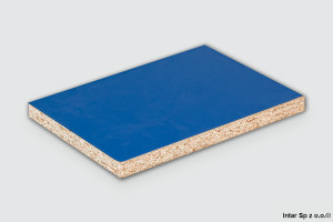 Płyta wiórowa laminowana, 0125 BS, Niebieski, Gr. 18 mm, 2800x2070 mm, KRONOSPAN