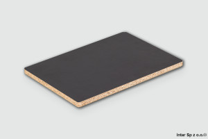 Płyta MDF lakierowana jednostronnie, 0190 UG, Czarny, Gr. 18 mm, 2800x2070 mm, KRONOSPAN