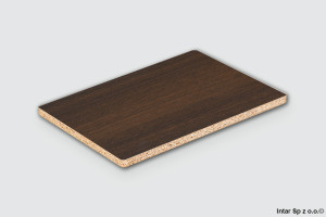 Płyta wiórowa laminowana, D1925 ES, Orzech Ciemny, Gr. 25 mm, 2800x2070 mm, KRONOSPAN
