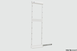 Stelaż wąski do CARGO MAXI PRESTIGE SUPREME, W-5900-1700L.P67, H-1700 mm, LEWY, Wąski, Lakier, Kość Słoniowa, NOMET