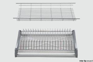 Ociekarka dwupoziomowa, STANDARD 500, W-2507-500A.G2, S-500 mm, Chrom połyskowy, NOMET