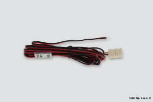 Mikrokonektor do taśmy LED 8 mm, MO-LF08-2M-D2M, Przewód 2 m, Ocynkowane końcówki, DESIGN LIGHT