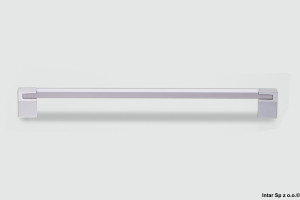 Uchwyt meblowy PERO, C-5149-320.P60-G2, S=320 mm, Biały połyskowy/Chrom połyskowy, NOMET