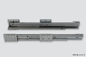 Prowadnica MERIVOBOX, 453.5001B, 70 kg, NL-500 mm, Prawy+Lewy, Pełny wysuw, BLUM
