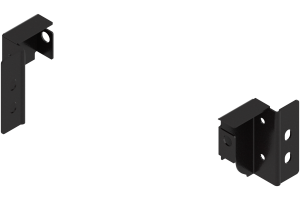 Uchwyt ścianki tylnej TANDEMBOX, Z30N000S.04, Wys. N, Kpl., Brunatnoczarny, BLUM