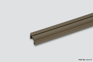 Rączka FAWORYT 16/18, 04551, L-2700 mm, Jasny brąz, SEVROLL