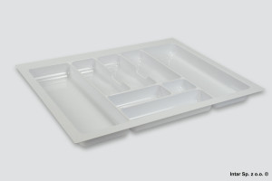 Wkład szufladowy COMFORT 700, 635x490 mm, Biały, POLI