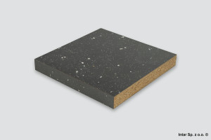 Blat roboczy Square Edge, K218 GM, Andromeda Czarna, 38x635x4100, 1str., KRONOSPAN