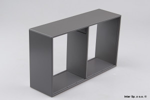 Rama do szuflady AMBIA-LINE, ZC7S450RS2, L-450 mm, S-200 mm, Antracyt matowy, BLUM