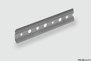 Listwa do zawieszek, L-3000 mm, Gr-1,25 mm, Ocynk, INNY