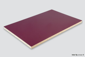 Płyta wiórowa laminowana, K515 SU, Pikantna Czerwień, Gr. 18 mm, 2800x2070, KRONOSPAN