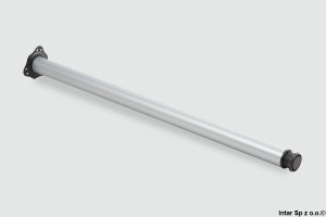 Noga meblowa do stołu, AC282-E-820-ALU, H-820 mm, Aluminiowy, SHOP LINE