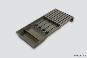 Wkład na noże AMBA LINE, ZC7M0200, L-490 mm, S-189 mm, Szary, BLUM