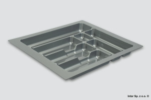 Wkład szufladowy COMFORT 500, 435x490 mm, Metalik, POLI