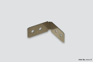 Łącznik kątowy "L" 90°, 28.601.00, 20x40 mm, Stalowy, PEKA