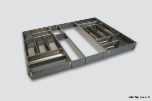 Wkład na sztućce ORGA-LINE, ZSI.12VUI6, L-500 mm, S-1200 mm, BLUM