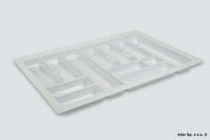 Wkład szufladowy COMFORT 800, 735x490 mm, Biały, POLI