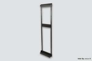 Stelaż wąski do CARGO MAXI PRESTIGE SUPREME, W-5900-1700P.P68, H-1700 mm, Prawy, Wąski, Antracyt, NOMET