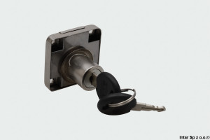 Zamek meblowy kwadratowy 138, ZZ-KM-138-01, Chrom, GTV