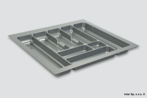 Wkład szufladowy COMFORT 600, 535x490 mm, Metalik, POLI