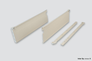 Szuflada METABOX, 320K4000C15MX, H-118 mm, L-400 mm, Kremowy, BLUM