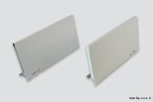 Boki do szuflady LEGRABOX PURE, 770C4502S, L-450 mm, Wys. C, R+L, Jedwabiście biały, BLUM
