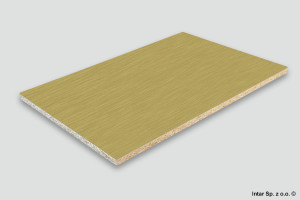 Płyta MDF laminowana jednostronnie, AL04, Brushed Gold, Gr. 18,7 mm, 2800x1300 mm, KRONOSPAN